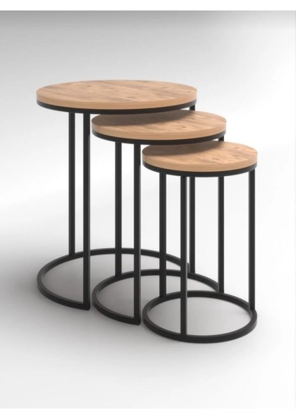 3 Lü Ahşap Zigon Sehpa indirimleri