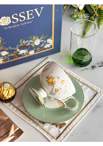 Hediyelik Peachy Kişiye Özel Hediye Kutulu Fincan Takımı modelleri