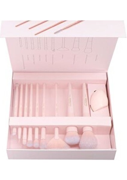 10 Parça Fırça Seti Profesyonel Makyaj İçin Pembe Renkli Kullanım Alanı fırsatları