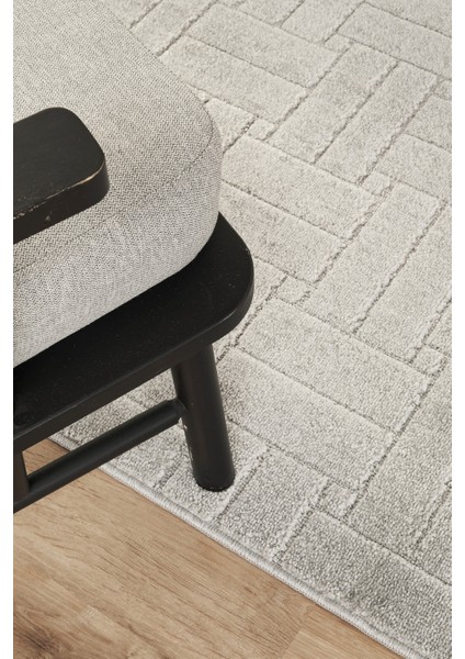 Rivon RN01 Gri Yumuşak Dokulu Kaymaz Taban Salon Mutfak Koridor Oturma Odası Yolluk Halı fiyatları