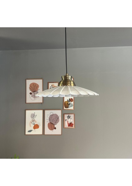 Risso Beyaz Metal Büyük Avize Kum Saati Başlık Tekli Rustik Cafe Mutfak Modern Sarkıt Aydınlatma