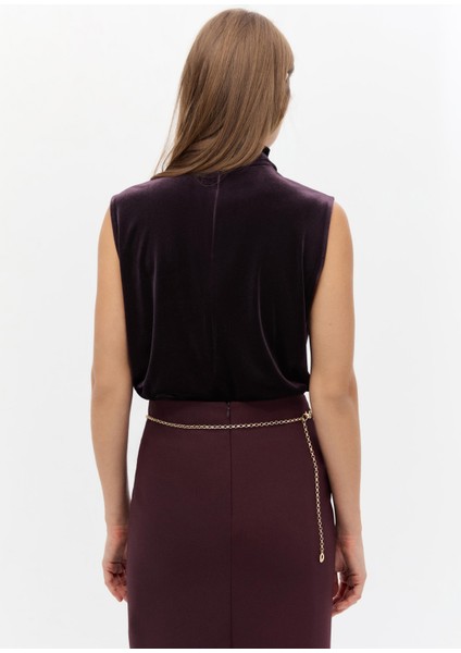 Boğazlı Kadife Bluz fırsatları