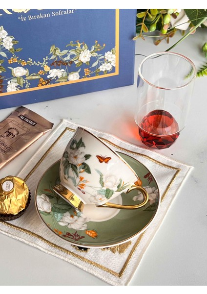 Hediyelik Almira Kişiye Özel Hediye Kutulu Fincan Takımı modelleri