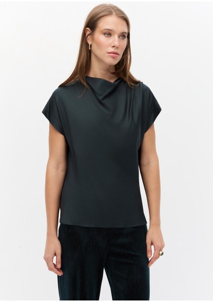 Viskon Saten Degaje Bluz modelleri