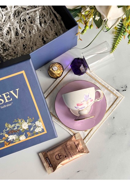 Hediyelik Iris Kişiye Özel Hediye Kutulu Fincan Takımı modelleri