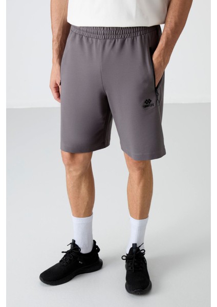 Standart Kalıp 2li Paket Koyu Gri-Taş Erkek Şort - 81136 modelleri