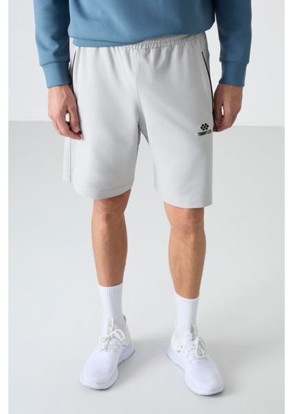 Standart Kalıp 2li Paket Koyu Gri-Taş Erkek Şort - 81136 fırsatları