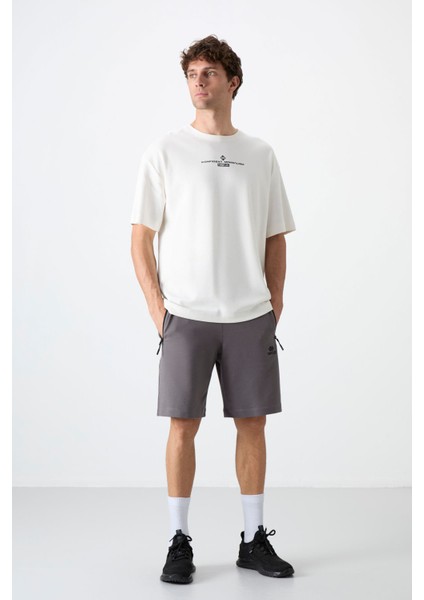 Standart Kalıp 2li Paket Koyu Gri-Taş Erkek Şort - 81136 indirimleri