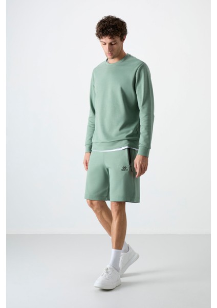 Standart Kalıp 3lü Paket Ekru-Parlament-Açık Yeşil Erkek Şort - 81136 fiyatları