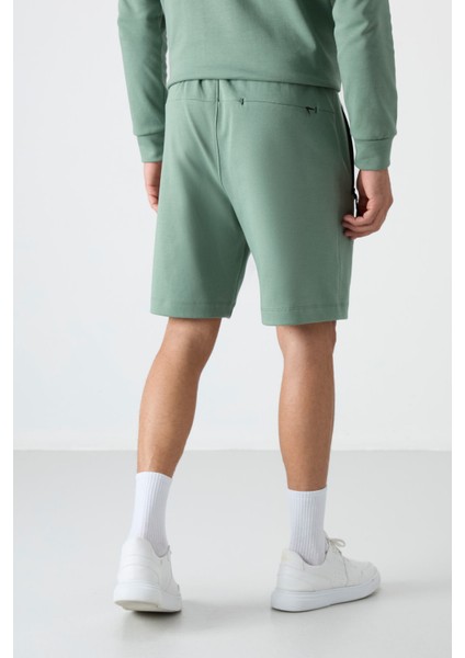 Standart Kalıp 3lü Paket Ekru-Parlament-Açık Yeşil Erkek Şort - 81136 indirimleri