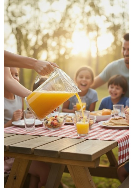 Akrilik 2 Lt Şeffaf Sürahi (Buzdolabı Kapak Rafına Sığar) modelleri