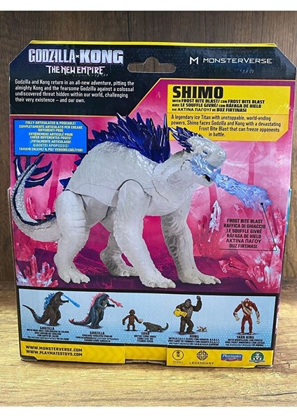 Godzılla Kong Aksiyon Figür Shımo Wıth Frost Bıte Blast Ejderha Figürü Dinazor Figür indirimleri