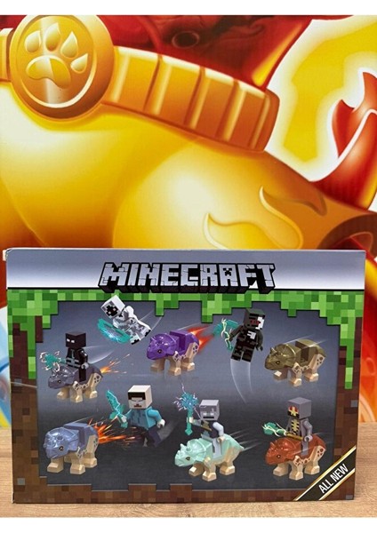 Oyuncak 12 Parça Minecraft Figür Seti Dinazorlu Yeni Minecraft Karakterleri indirimleri