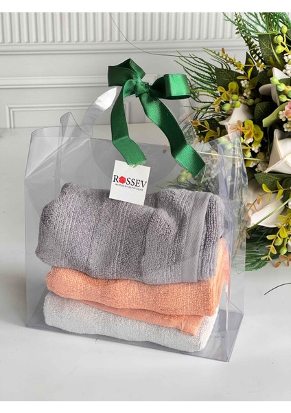 Hediyelik 3’lü El Havlusu seti Rossev
