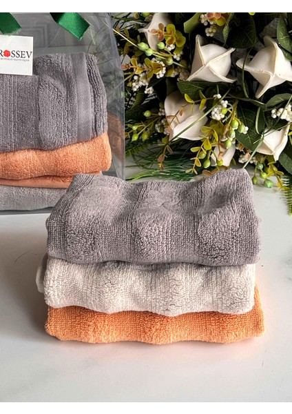 Hediyelik 3’lü El Havlusu seti Rossev modelleri