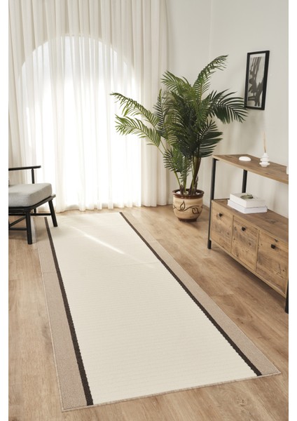 Mono MN05 Krem Hav Toz Vermez Salon Mutfak Koridor Oturma Odası Yolluk Halı