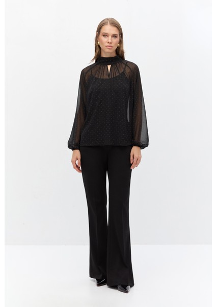 Taş Detaylı Balon Kol Bluz indirimleri