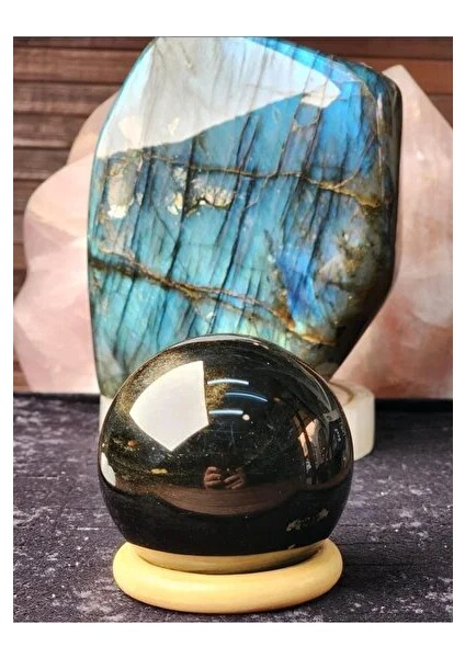 A Kalite Obsidyen Küre Dekor 5 cm