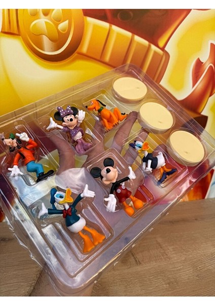 Mickey Mouse Minnie Donald Duck Goofy Pluto Daisy 6'lı Oyuncak Figür Seti Minnie Mouse fiyatları