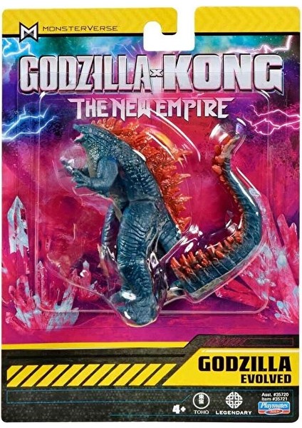 Gxk Mini Figür 8 cm Godzilla x Kong Godzilla Evolved Aksiyon Figürü Godzilla Figür Oyuncak modelleri