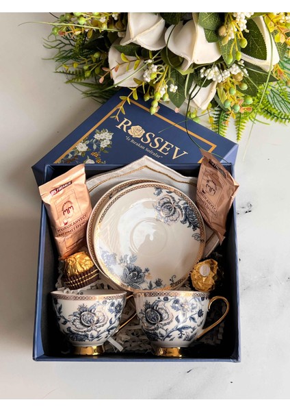 Hediyelik Marenza 2 Kişilik Özel Hediye Kutulu Fincan Takımı