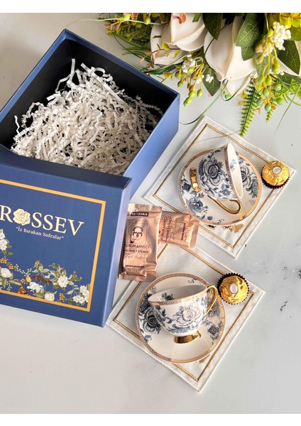 Hediyelik Marenza 2 Kişilik Özel Hediye Kutulu Fincan Takımı fırsatları