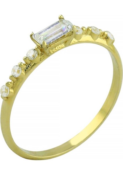 14 Ayar Altın Baget Yüzük - 0201345