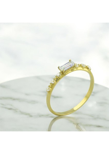 14 Ayar Altın Baget Yüzük - 0201345 fiyatları