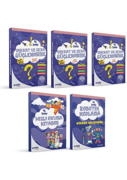 4. Sınıf Dikkat ve Zeka Güçlendirme Seti
