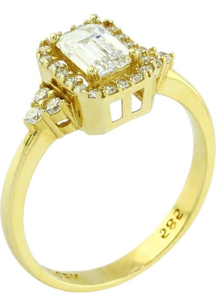 14 Ayar Altın Baget Yüzük - 0198984