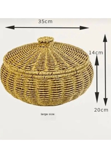 2'li Kapaklı Hasır Sepet modelleri