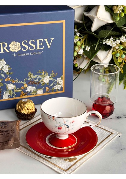 Hediyelik Rosso Kişiye Özel Hediye Kutulu Fincan Takımı fiyatları