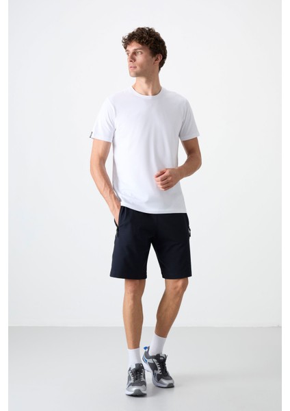 Standart Kalıp 3lü Paket Siyah-Lacivert-Ekru Erkek Şort - 81136 fiyatları