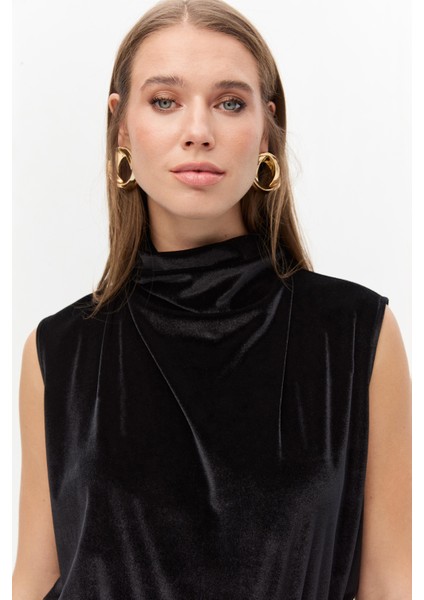 Boğazlı Kadife Bluz fiyatları