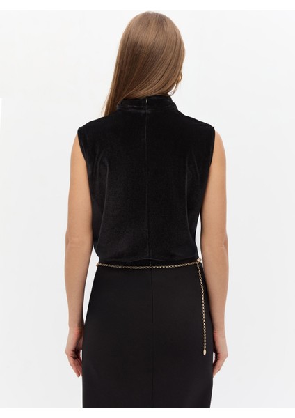 Boğazlı Kadife Bluz fırsatları