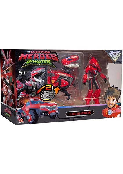 Dinoster Heroes Lucio Pack - Karakter Figür ve Dönüşen Dinozor Seti Oyuncak Orijinal Dinazor fiyatları