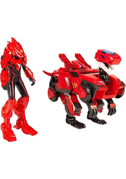 Dinoster Heroes Lucio Pack - Karakter Figür ve Dönüşen Dinozor Seti Oyuncak Orijinal Dinazor modelleri