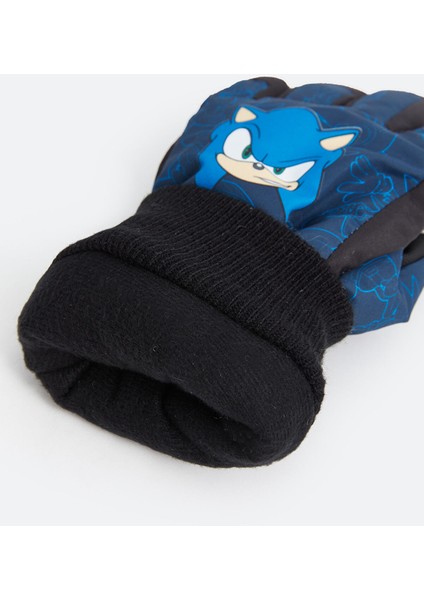 Yeni Sezon Sonic Baskılı Erkek Çocuk Kar Eldiveni modelleri
