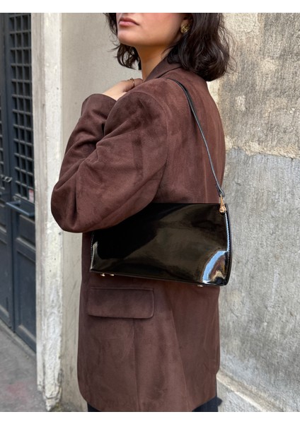 Ilot.ıstanbul | Minimalist Dikdörtgen Baget Omuz Çantası Pürüzsüz Haki Yeşil Mini Bar Bag fiyatları