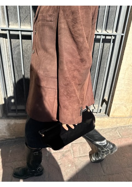 Ilot.ıstanbul | Minimalist Dikdörtgen Baget Omuz Çantası Pürüzsüz Haki Yeşil Mini Bar Bag modelleri