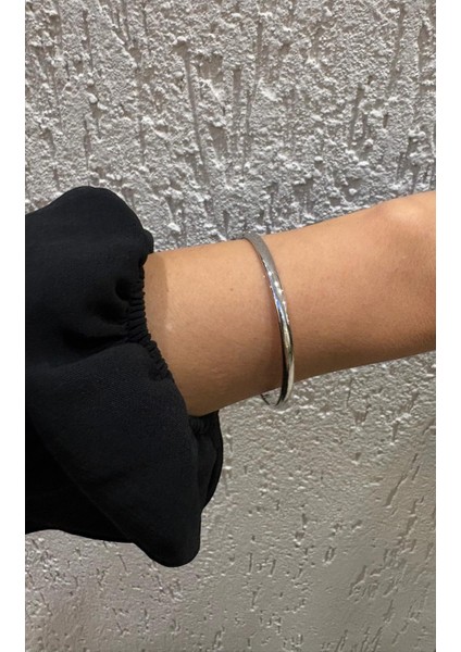 Ajda Model Halka Xp Silver Bilezik