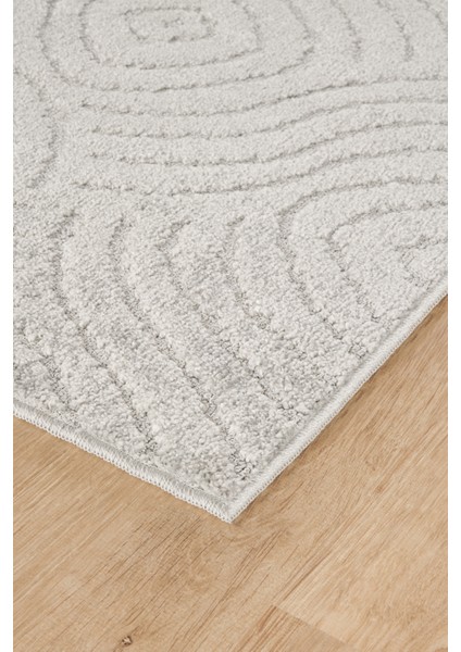 Rivon RN04 Gri Yumuşak Dokulu Kaymaz Taban Salon Mutfak Koridor Oturma Odası Yolluk Halı fırsatları