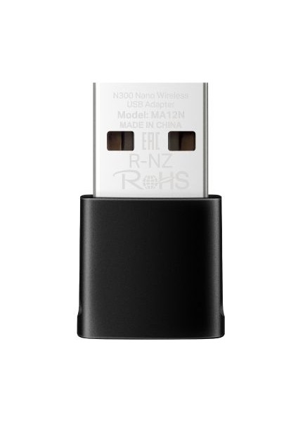 Tp Mercusys MA12N N300 Nano Wi-Fi USB Adaptör (3yıl Üretici Garantili)