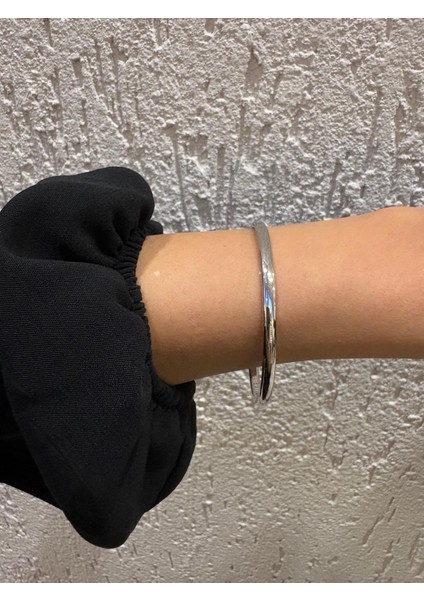 Ajda Model Halka Xp Silver Bilezik