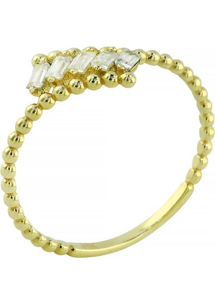 14 Ayar Altın Baget Yüzük - 0201316