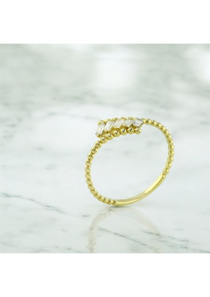14 Ayar Altın Baget Yüzük - 0201316 fiyatları