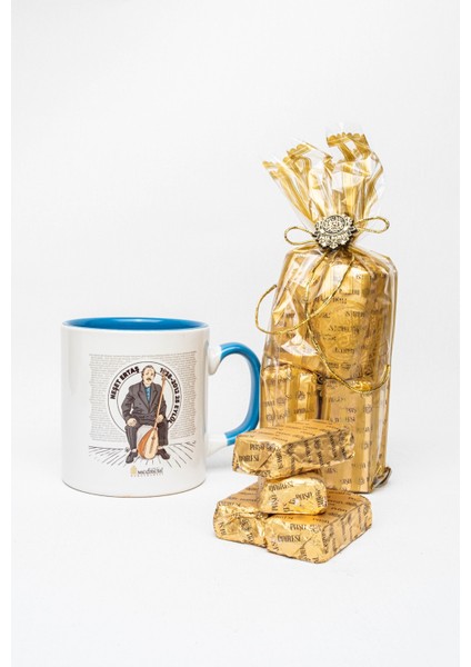 Sütlü Çikolatalı Gofret Neşet Ertaş Temalı Kupa Bardak Hediyeli indirimleri