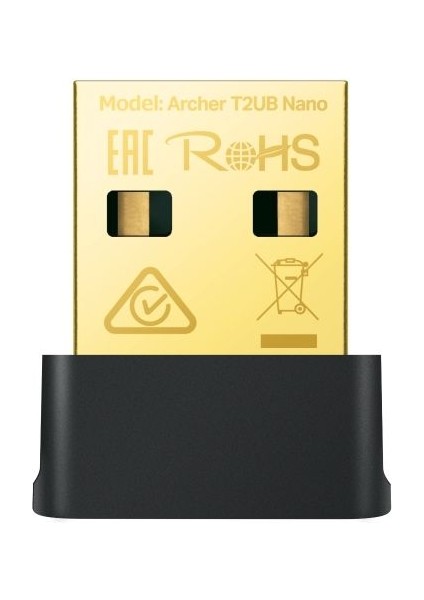 Tp-Link Archer T2UB Nano AC600 D.b Bluetooth USB A Adaptör (3yıl Üretici Garantili)