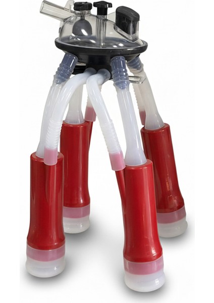 Büyükbaş Süt Sağım Makinesi 240CC Silikon Memelikli Pençe Komple Set