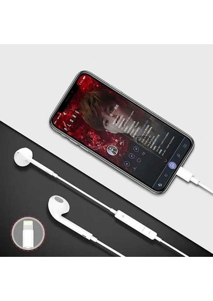 Iphone Ucu Çıkışlı Pop Up Kulakiçi Yumuşak Kontrol Tuşlu Kulaklık (5314) fırsatları